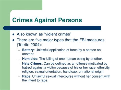 What Are The Crimes Against Persons In Authority And Their.